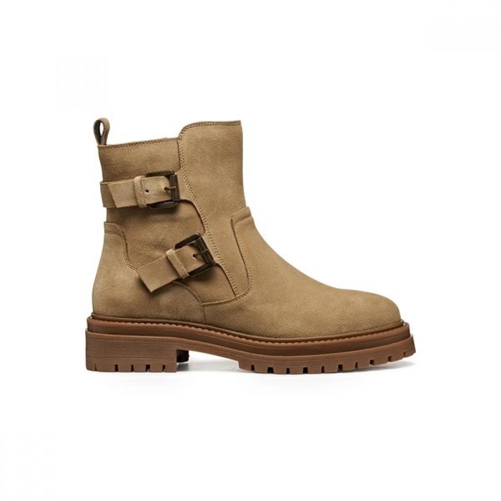 Geox Women S Comfort caSual Ankle bootS Iridea Beige 8gxhrc5w5b 39(250)