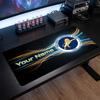 Millwall FC Custom Large Mouse Pad, Personalized Name Text Print, Football Logo Non‑Slip Desk Mat Gaming Gift