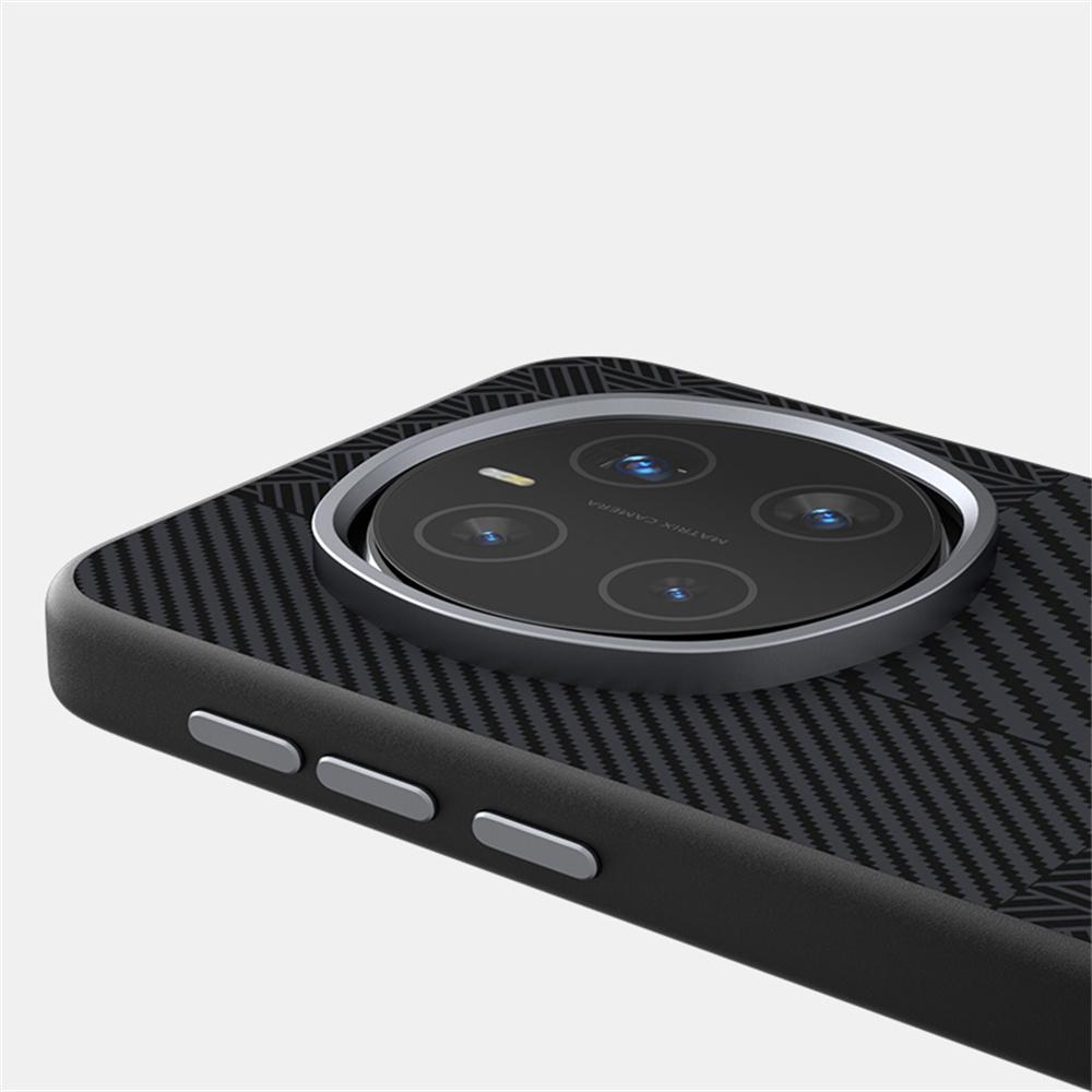 ABEEL For Honor Magic7 Pro 5G Magnetic Case PC + TPU + Aluminum Alloy + PU Leather Slim Phone Back Cover