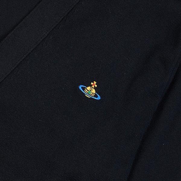 ViVienne WeStwood ViVienne WeStwood Men S Orb Logo V Neck Cardigan 2701000p Y0010 N401