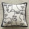 Vintage Style Sofa Cover Pillow Classic Retro Living Room Decorative Sofa Cushion Covers Elegant Decorative Pillow Covers 45x45