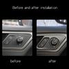 DT08 Car Interior Door Handle Panel Cover Trim for Golf 7 7.5 MK 7 2014- Door Seat Lock Button Panel Carbon Fiber