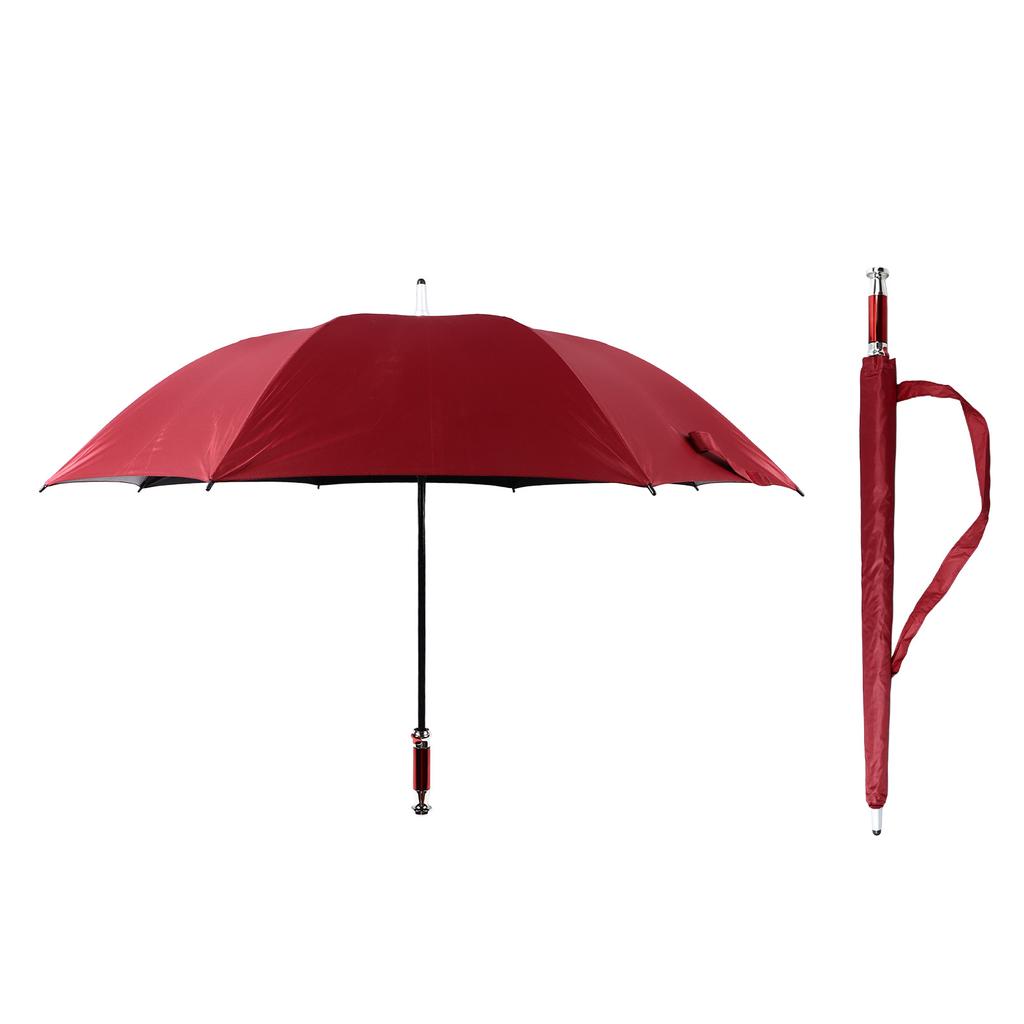 UV Golf Umbrella Automatic Straight Rod Black Glue Stylish 130cm Diameter Umbrella Dark Blue VIP