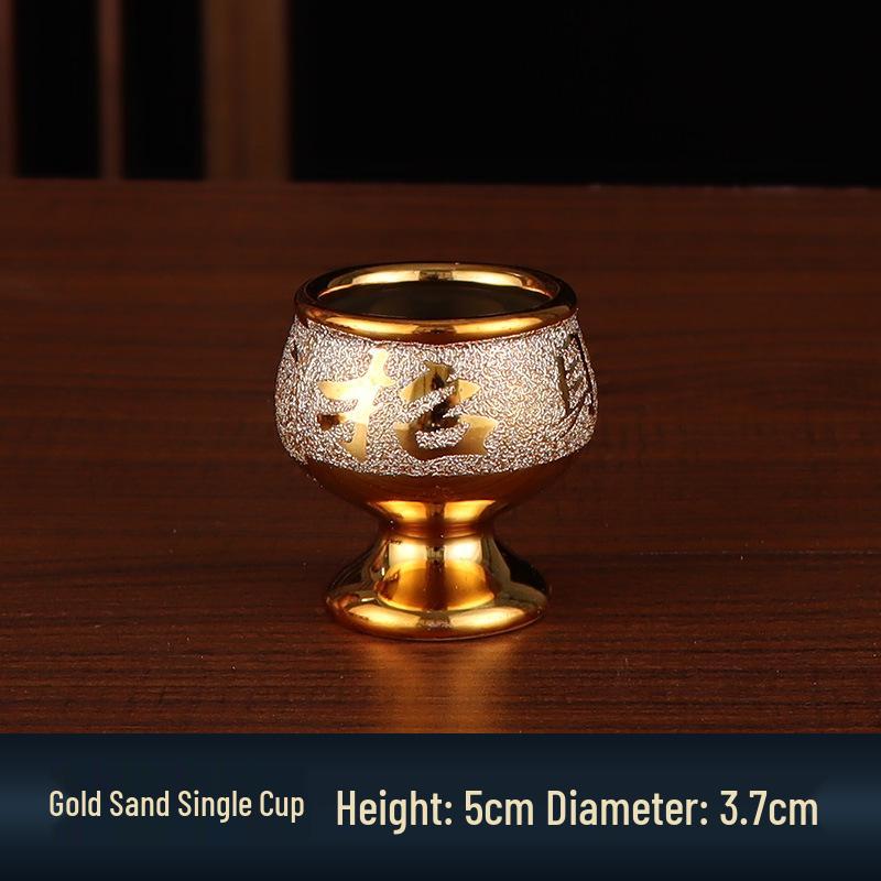 Buddhist Household Ceramic Offering Set: Incense Burner, Water Cup, Fruit Plate, Vase