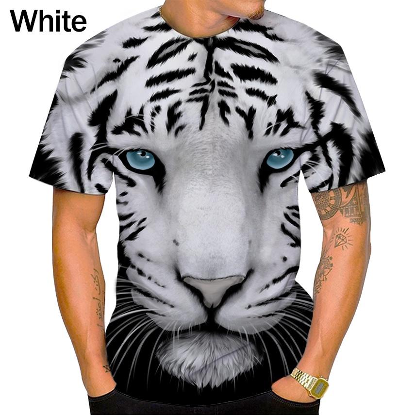 Muscle Dog Cow Pattern T-Shirt For Men Cool Animals 3D Printed Tees Casual Unisex Short Sleeve Round Neck Tops Street T Shirts