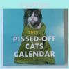 Pissedoff 2025 Cats Calendar Paper Record Vacations Wallpaper Wall Calendar