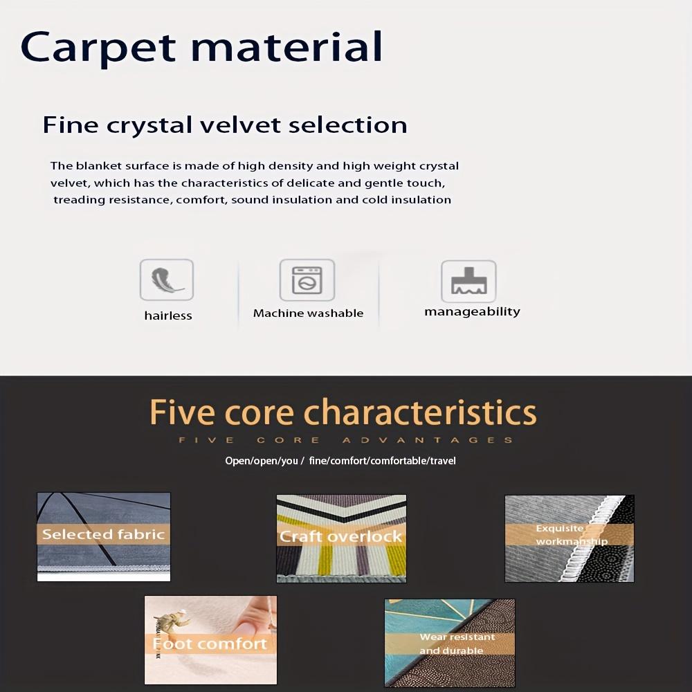 Modern Minimalist Carpet, Durable And Non-Slip, Long Runner Rug For Hallways, Bedside Rug For Bedrooms, Home Decor