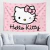 1pc Hello Kitty  Bear Tapestry 2D Single Print Cute Durable Decorative Tapestry Home Living Room Bedroom Dorm Kawaii Vibe Decor