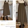 Pleated Long High Loose Solid Perfect for Everyday Winter [MlleeSSeeldyTRC] Women's Skirt, Skirt, Waist, A-Line, Fit, Flattering, Color, Stylish,