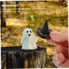 Wakauto 24pcs Miniature Dollhouse Witch Hats Mini Halloween Witch Hat Props Doll House Supplies Tiny Witch Hats for Crafts