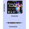 Dual-tip Acrylic Paint Pens, Waterproof & Non-toxic, Compatible with Glass, Canvas, Ceramic