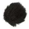 Artificial Fur Lavalier Mic Windscreen Lapel Microphone Wind Muff Clip On Furry Mic Muff