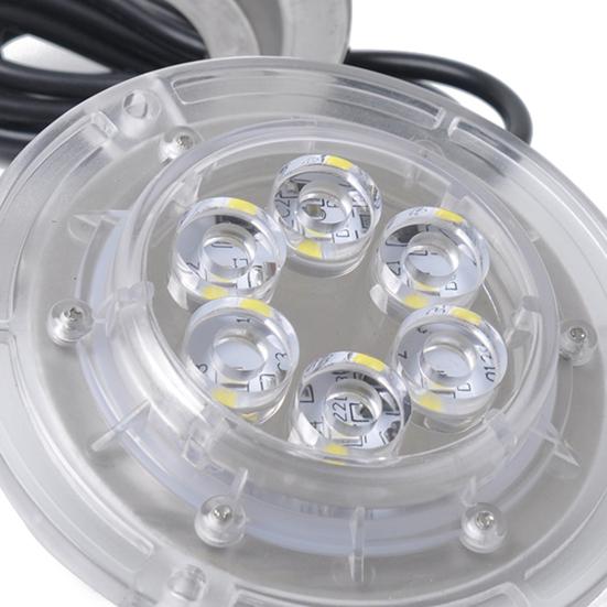 LED Underwater Light Waterproof Anti-rust Stainless Steel IP68 10-30VDC 14W Boat Lamp for Yacht