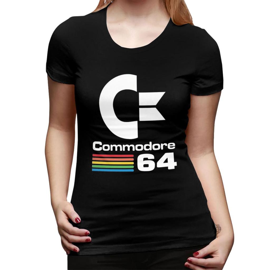 Commodore 64 TShirt for Women Crew Neck Streetwear T Shirts Womens Short Sleeve Summer Clothes Tops