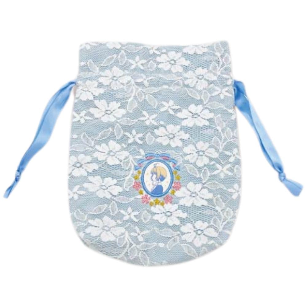 Marimo Craft Cardcaptor Sakura Drawstring Bag, Lace and Embroidery, Blue, Approx. W210 x H260 x D45mm, MCSA-039