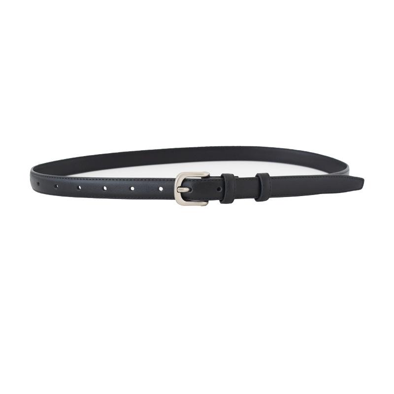 Elegant Womens Vintage Leather Belt Made With Premium Genuine Cowhide Ideal For Fashionable Looks Denim