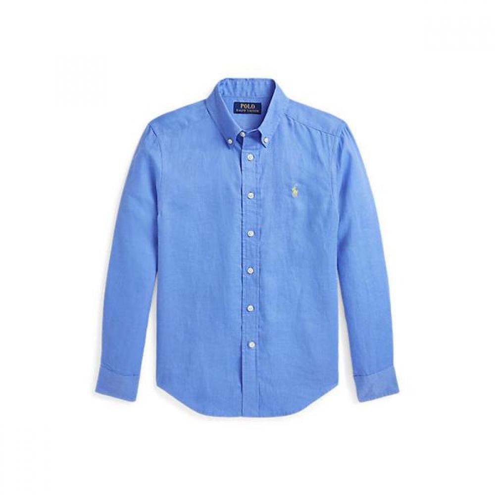 Polo Kids Boys 8 18 Year Old Linen Shirts  Cwpowovy6820545430 S