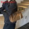 Pu Leather Tote Bag For Women With Splicing Design And Internal Pouch For Daily Commute