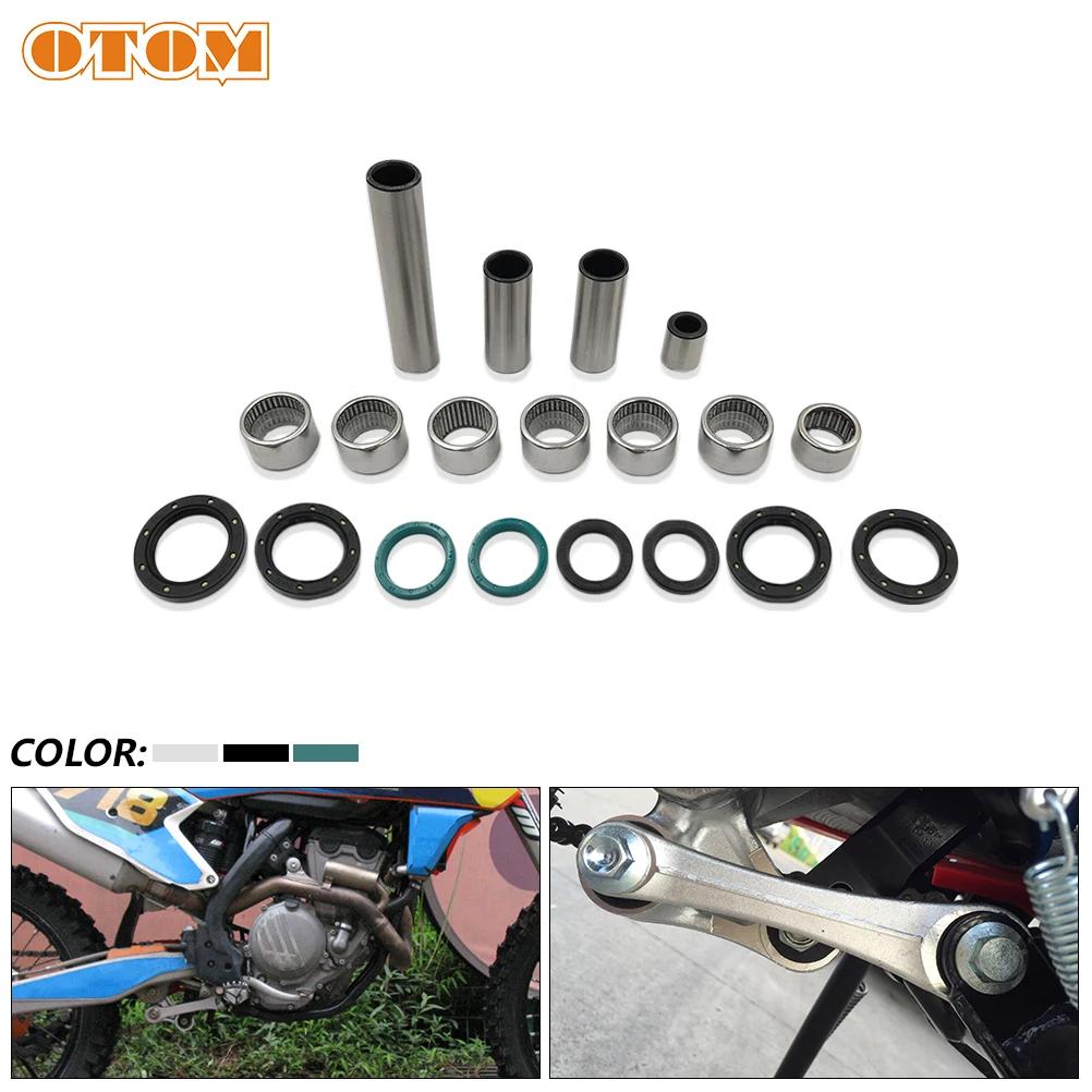 OTOM Motorcycle Shock Triangle Lever Linkage Arm Bearing Seal Bushing Repair Kit For KEWS K16 K18 ZONGSHEN NC250 NC450 Off-road