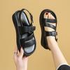 Summer Belt Buckle Thick Bottom Sandals Female Casual Comfortable Beach Sandals Children Fashion Women Summer Shoes Breathable for Hot Weather