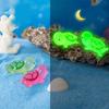 Colorful Luminous Resin Turtle Ornaments For Cartoon Style Tabletop Decorations