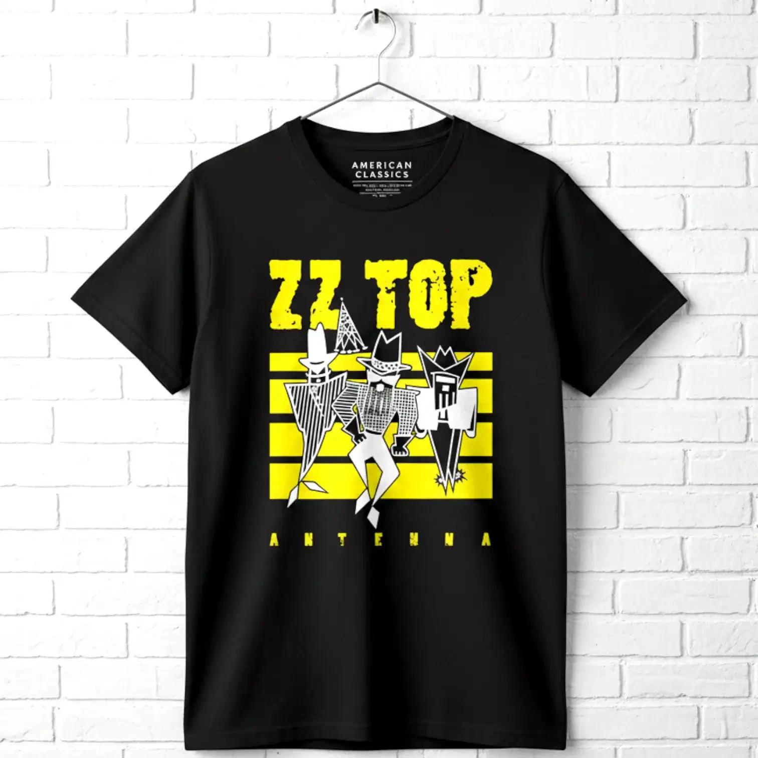 ZZ Top Antenna Abstract Men s T Shirt L