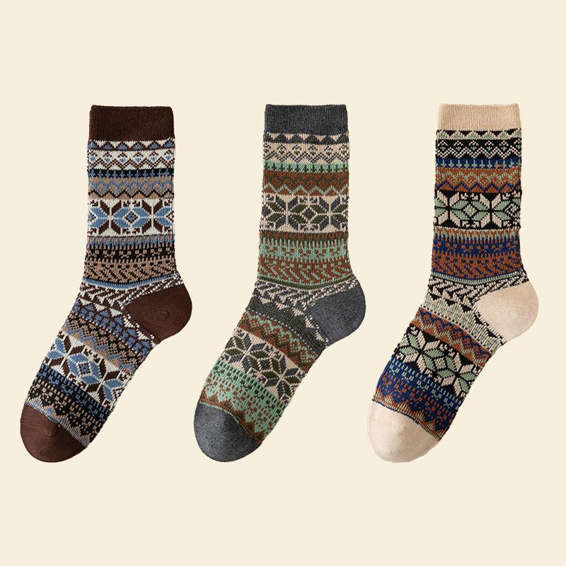 

Мужские носки для костюма Хлопковые носки до щиколотки 3 пары, Дышащие и впитывающие пот Носки до щиколотки с забавным красочным узором UK 6-10.5