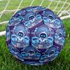 Cosmic Bot Crew Print Size 5 Soccer Ball, Standard Match Football for Sports Game and Team Practice, Ideal Gift for Soccer Fans