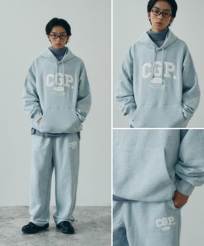 Cgp Arch Logo Hoodie_Sky Blue