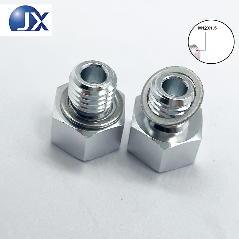 High Quality M12X1 5 TO 1 8NPT Aluminum Oil Pressure Gauge Adapter Reducer Joint for LS Engine Parts