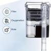 Aquarium Hanging Filter Mini Filter Fish Tank USB Power Interface 2.5W Flow 250H/L Suitable for Fish Tanks Below 30cm