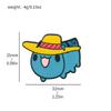 Cat brooch personality creative funny cat bug coffee wave cat capybara metal badge decoration