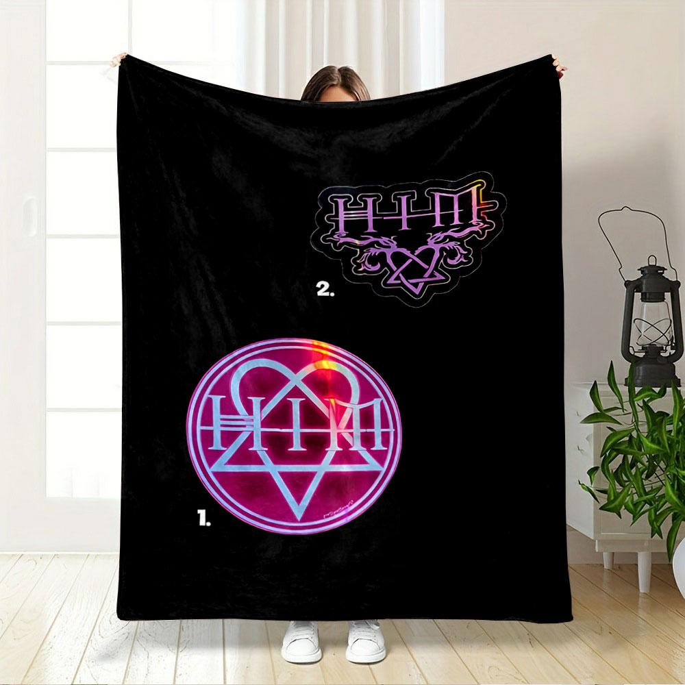 Heartagram Logo Blanket for All Seasons Blanket Lunch Break Throw Gift