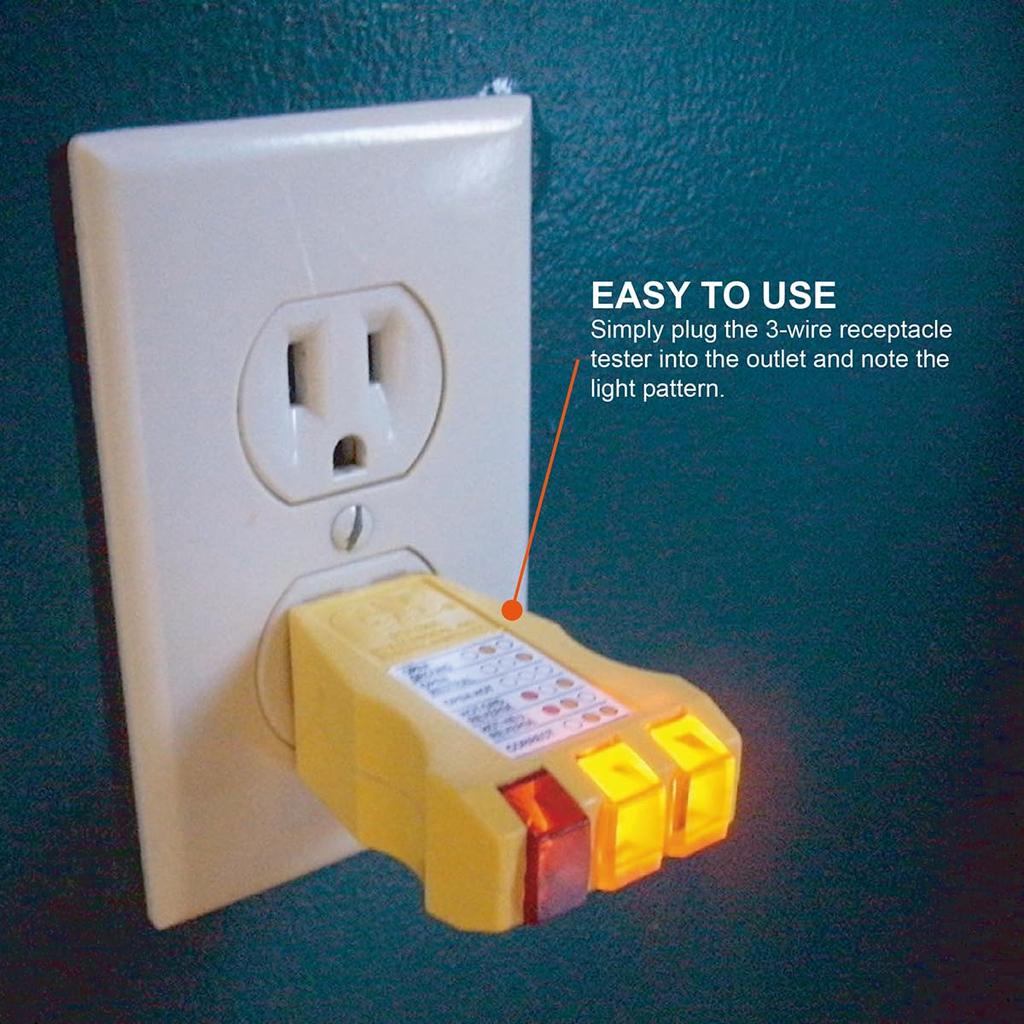 Socket Power Neutral Wire Receptacle Testers  Socket Safety Detectors Check Receptacle Testers Handheld Electician Tools