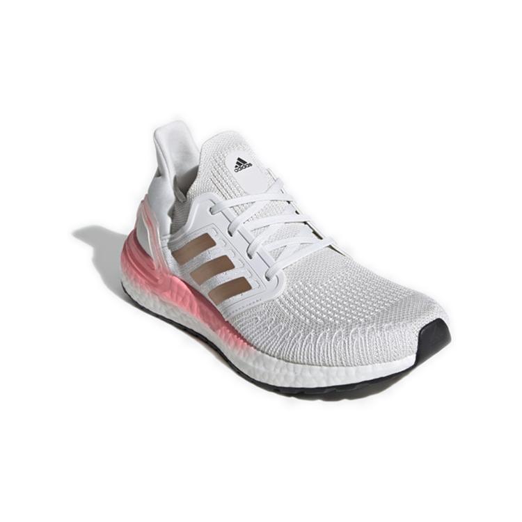 New Adidas Ultra Boost 20 White Copper Flash Red Women's EG0724