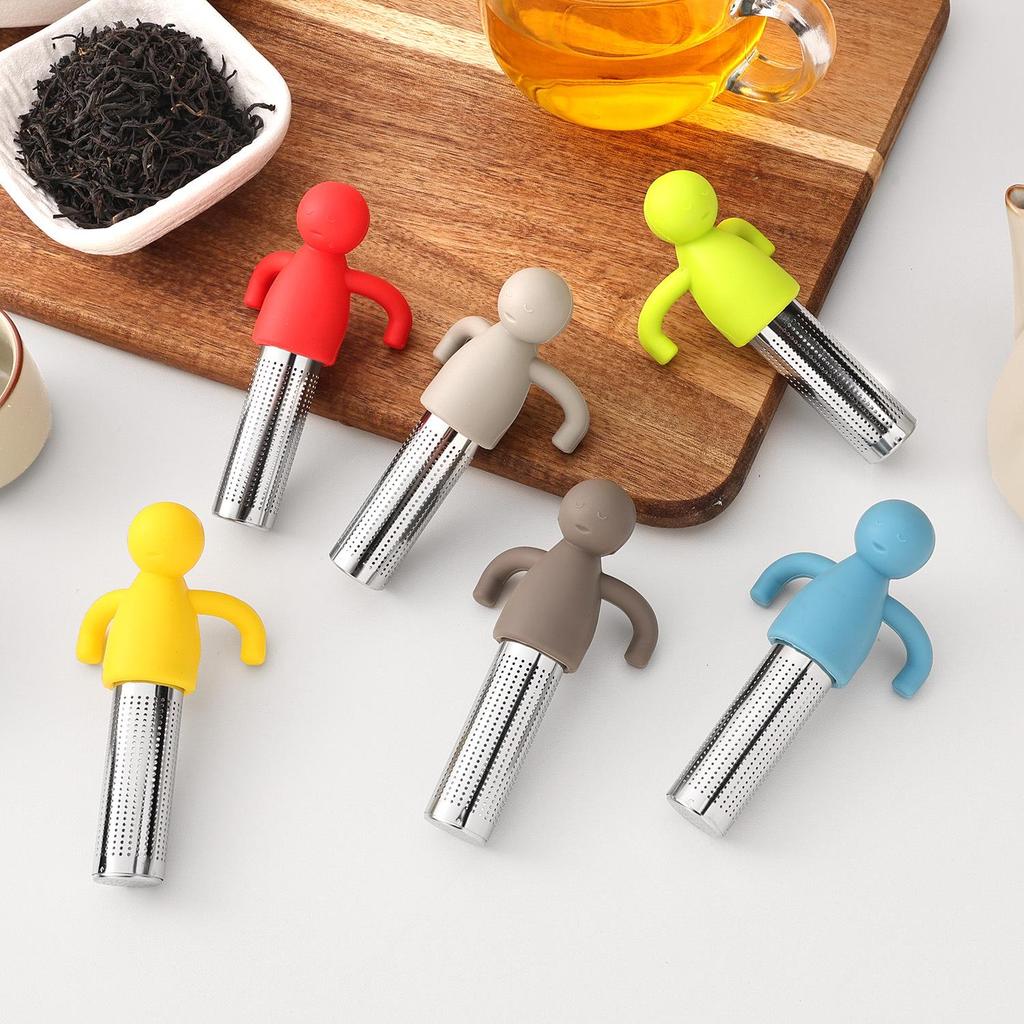 Silicone Humanoid Tea Infuser & Strainer Set