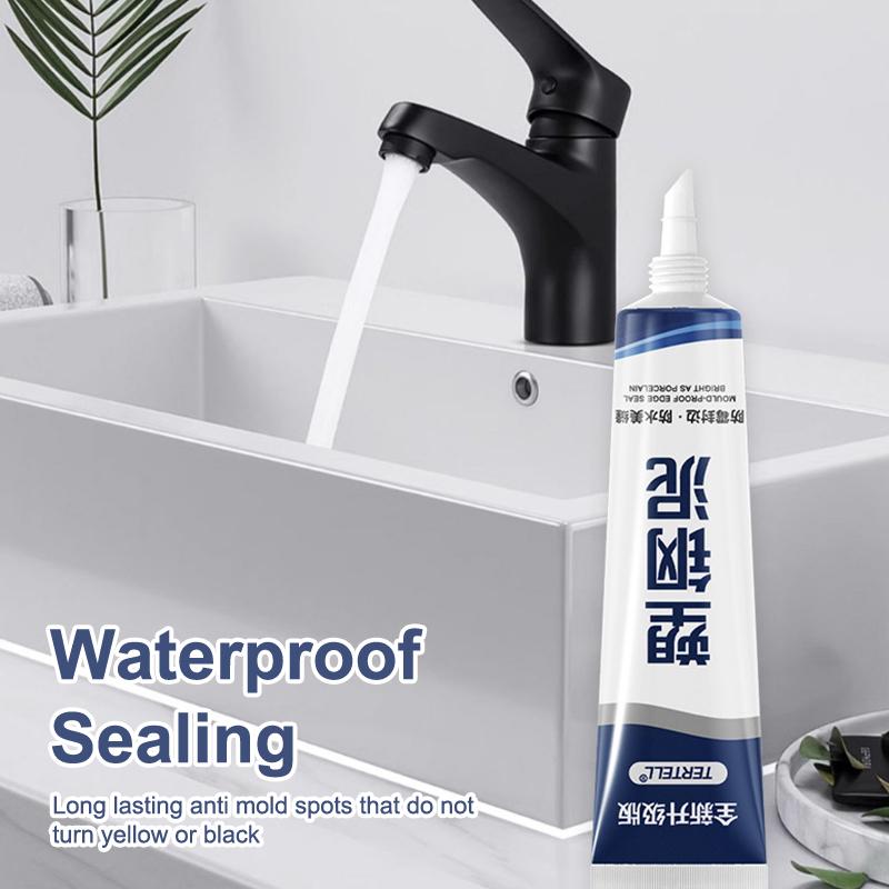 60/150Ml Çok Amaçlı Silikon Mastik Su Geçirmez Macun Sızdırmazlık Küf Önleyici Hızlı Kuruyan Yapıştırıcı Banyo Mutfak İçin Cam Yapıştırıcısı