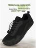 Wide Foot Non-Slip Outdoor Hiking Shoes for Men & Women - Windproof, Coldproof, Casual, and Military Training Ready.