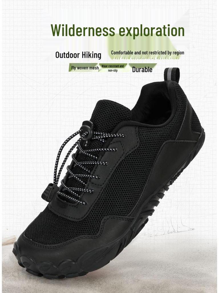 Wide Foot Non-Slip Outdoor Hiking Shoes for Men & Women - Windproof, Coldproof, Casual, and Military Training Ready.