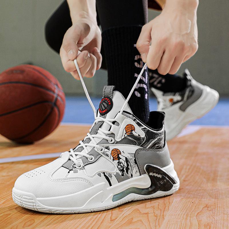 

Новая мужская спортивная обувь, модная сетчатая дышащая спортивная повседневная баскетбольная обувь 44