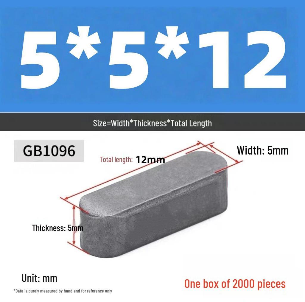 A3 Material Double Round Head Key Pin, Plain Key, Type A, Complete M3/M4/M5 Specifications