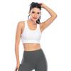 Breathable Mesh Sport Bra with Wide Straps and Stylish Back Design