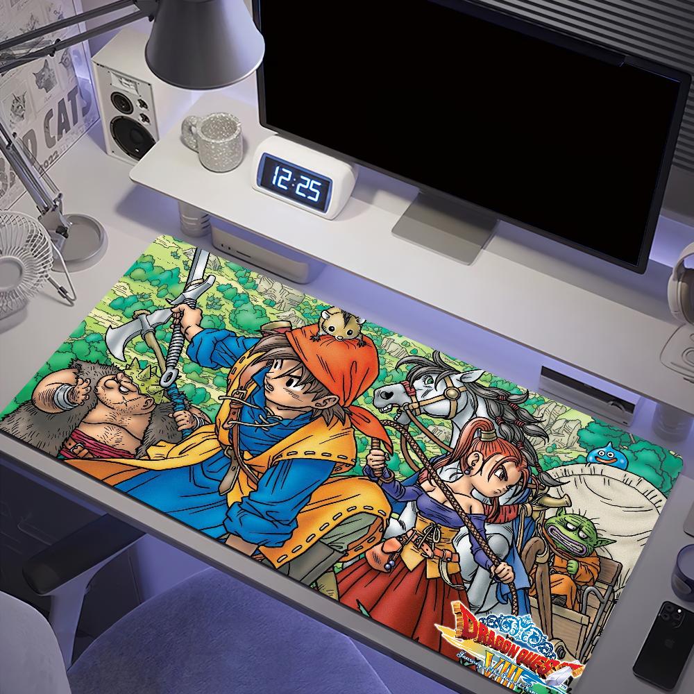 Game Dragon Q-Quest Journey Cursed King 8 S Mouse Pad Large Desk Mat Keyboard Ergonomic Office Rubber Game PC Non-slip Anti-fray