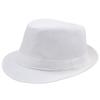 Linen Rolled-Brimmed Jazz Hat Summer British Retro Small Top Hat Outdoor Sun Hat