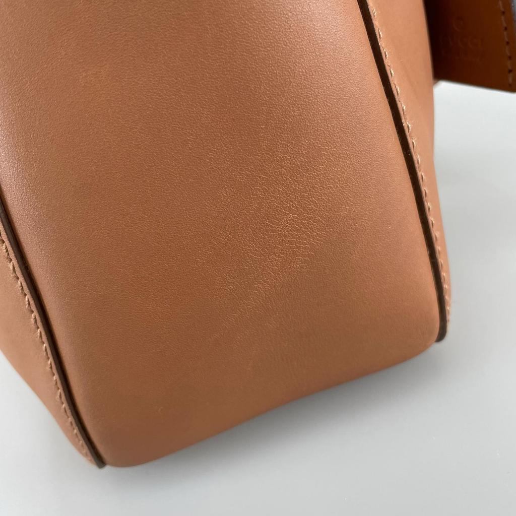 GUCCI 101919 Handbag Camel Women used