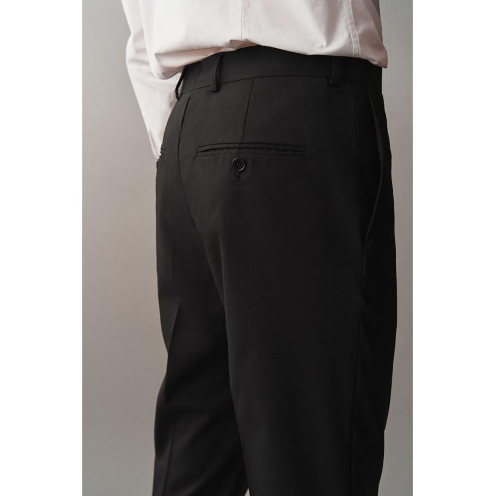 H M sliM Fit Suit Pants Black