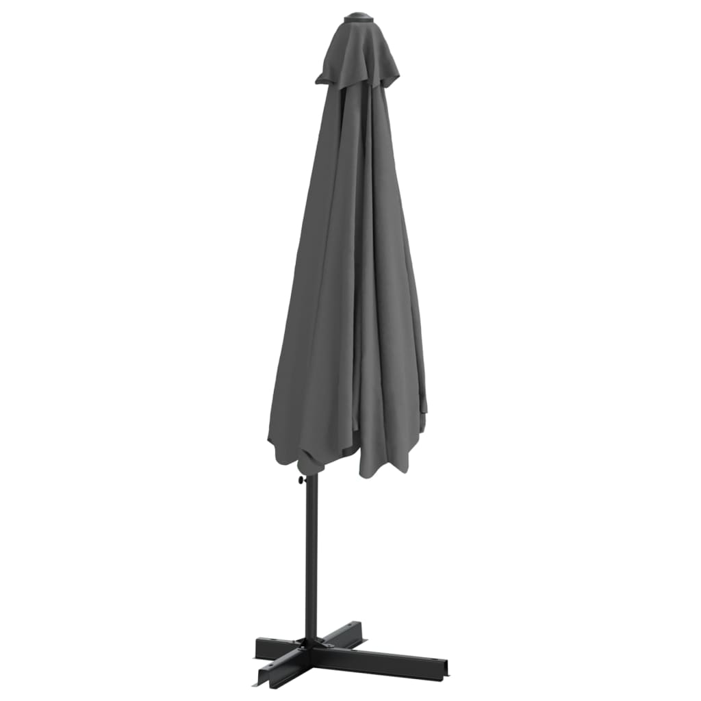 300 cm Steel Mast Sun Umbrella in Anthracite