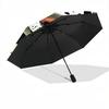 1pc Dalmatian Flowers Automatic Folding Umbrella, 8-Rib Durable Iron Frame, Compact Travel Umbrella for Women & Men 070