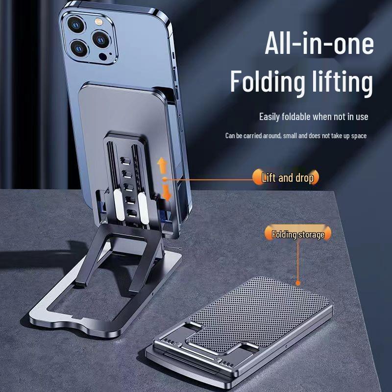 Adjustable Foldable Alloy Stand for Phones & Tablets