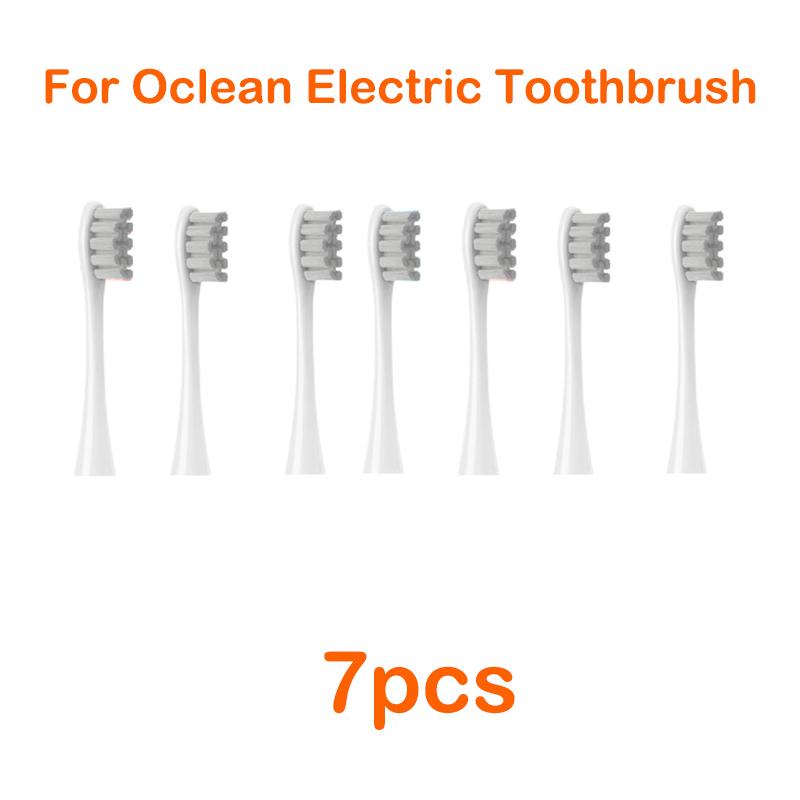 XiaomiFor Oclean Flow/X/ X PRO/ Z1/ F1/ One/ Air 2 /SE Brush Heads Soft DuPont Sonic Toothbrush Vacuum Bristle 7pcs Replacement Heads